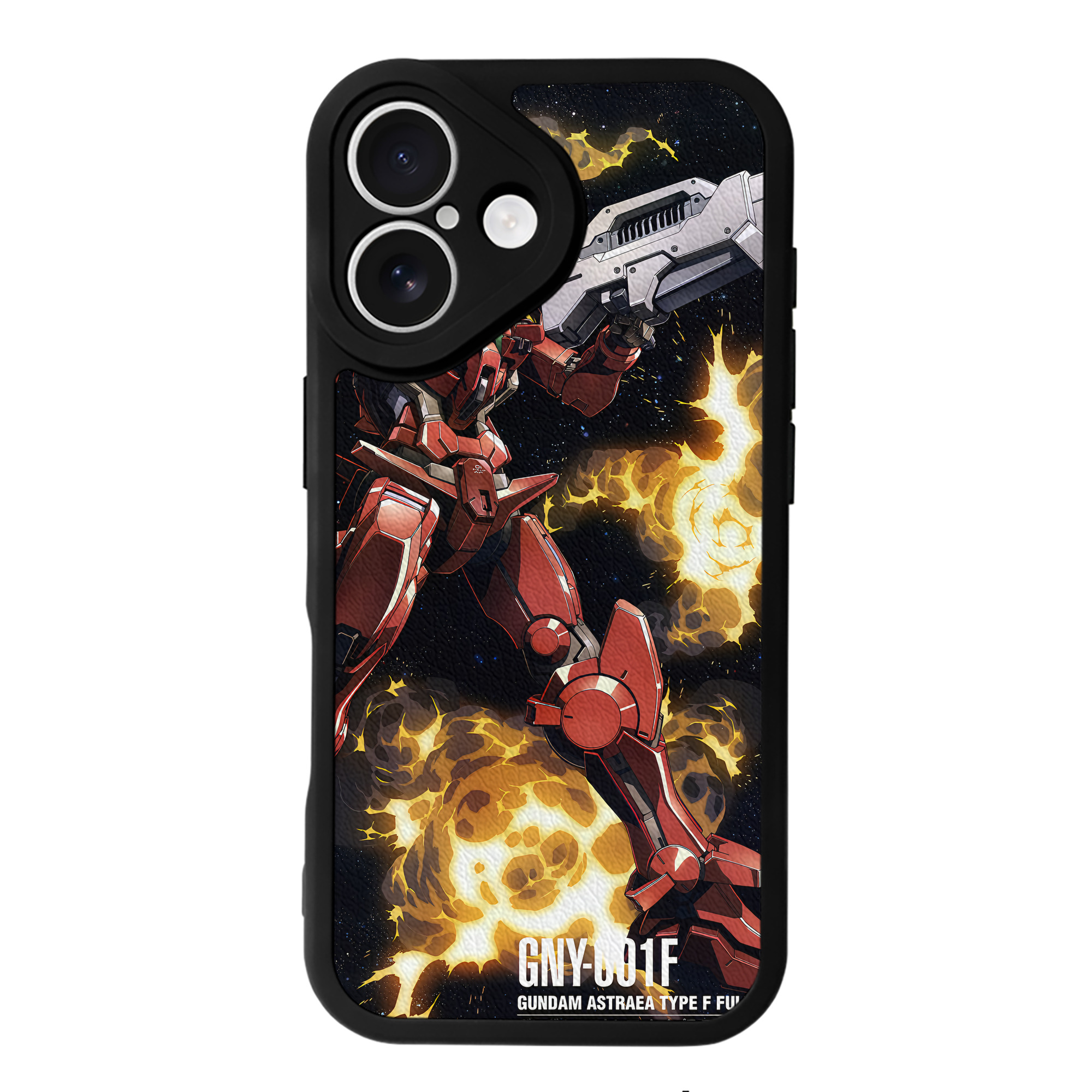 （画像用） 機動戦士ガンダム Mobile Suit Gundam 【iPhone 16シリーズ対応】シリコンスマホケース（レザー調） 材質：シリコン